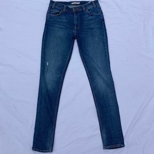 Levis 721 Vintage High Rise skinny jeans
